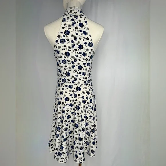 FREE PEOPLE - Floral High Neck Criss-Cross Dress - Picture 4 of 12